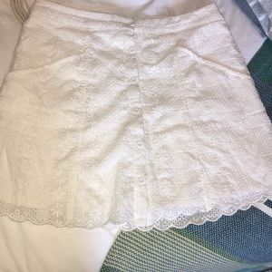 forever 21 scallop skirt